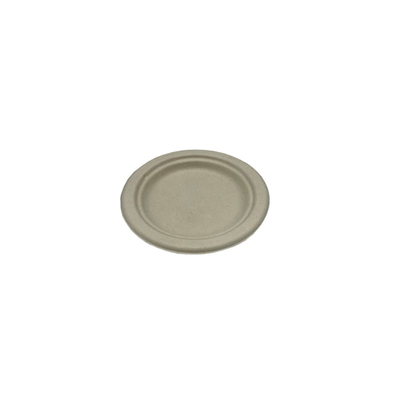 Empress EPL-06-PF Heavy Weight Plate 6" Natural White Bagasse PFAS Free