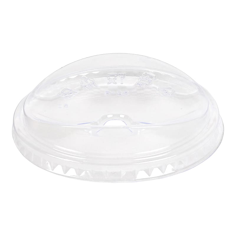 Empress EPETSIPLID PET Strawless Lid 98MM 4" Fits 12oz Squat - 24oz PET Cups