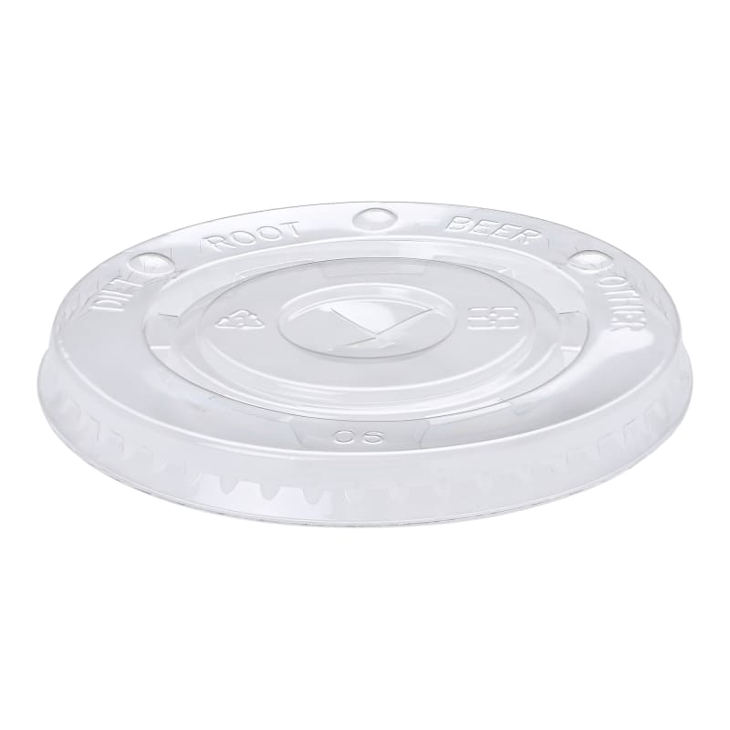 Empress ECCFLID-12-22 Paper Cold Cup Lid w/ Slot For 12 - 22 oz