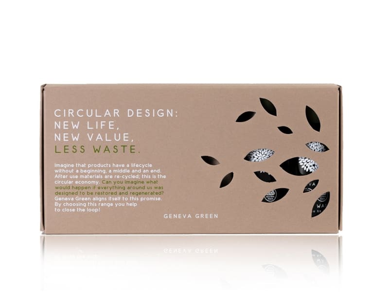 GFL Cosmetics CAMPSGR Presentation Box, Small Size, Closed With Label, Geneva Green Green Certified