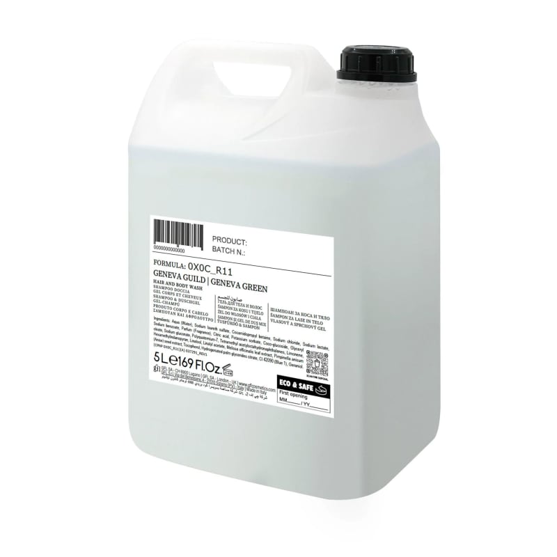 GFL Cosmetics P350R_LMGR Liquid Soap, 370 mL, Sealed Pump, Geneva Green Green Certified