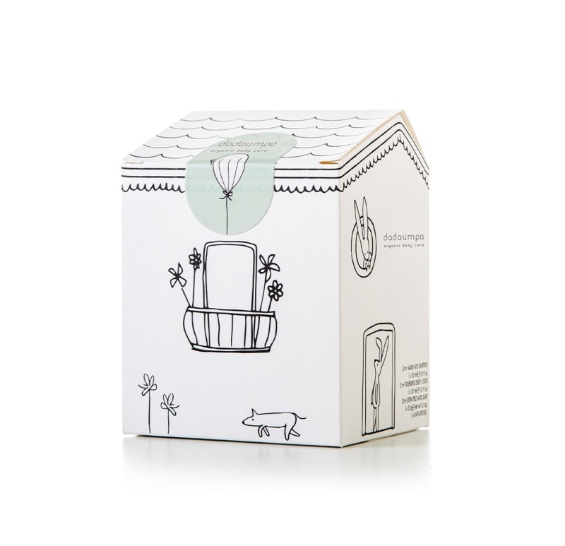 GFL Cosmetics KIT1DP House-Shaped Kit With Adhesive Label, Dadaumpa