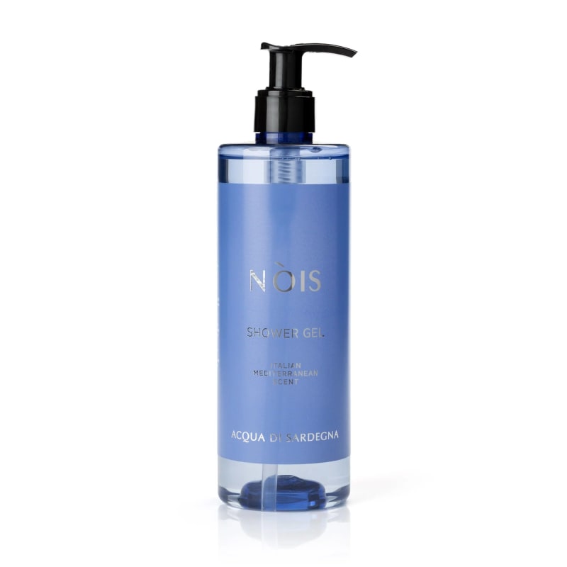 GFL Cosmetics P400R_BAS Shower Gel, 380 mL, Sealed Pump, Nois, Acqua Di Sardegna