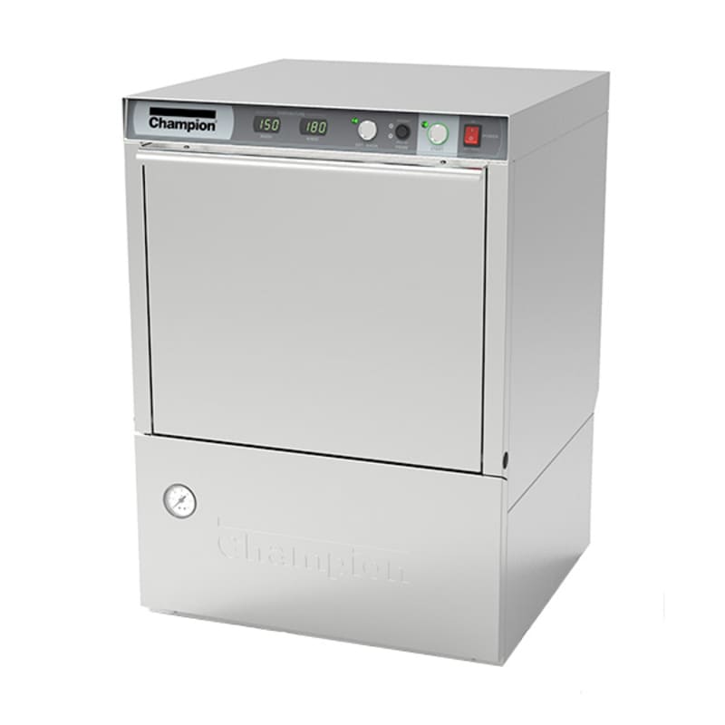 Champion UH230B Undercounter Dishwasher, 24" High-Temp Sanitizing, StemsSure™, Multi-Power, ENERGY STAR®, 90 Sec Cycle