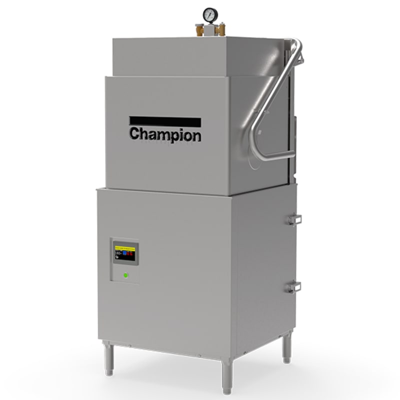 Champion DH-6000 Genesis Door-Type Dishwasher, High-Temp Sanitizing, 60 Racks/Hr, Corner or Straight, ENERGY STAR®