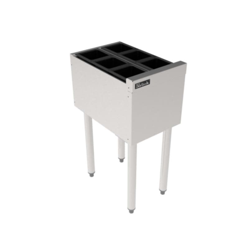 Perlick TS12U2-STK Ice Chest, 12" Wx18-9/16"D, Insulated, 6 Bottle Wells