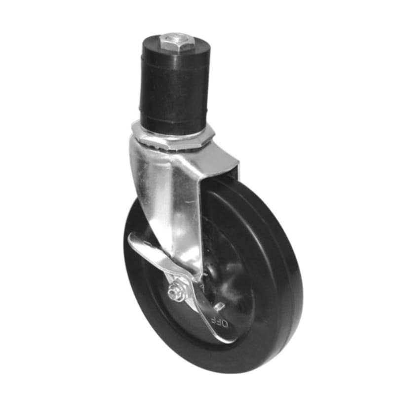 Advance Tabco TA-25RB 5" Swivel Caster w/ Brake for Work Tables