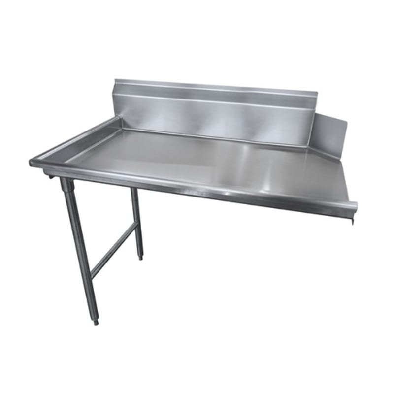 Advance Tabco DTC-S70-96L 95" Straight Dish Table - Right to Left