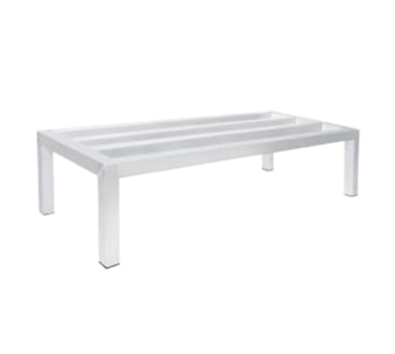 Advance Tabco DUN-2448-8-1X 48" Stationary Dunnage Rack w/ 1800-lb Capacity, Aluminum