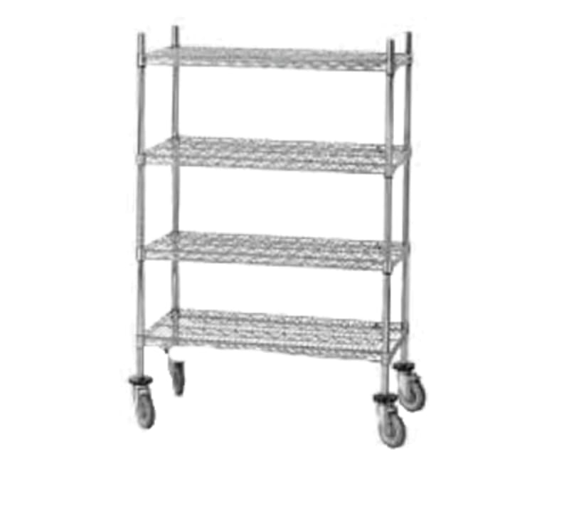 Advance Tabco ECPC-14-X 14" Special Value Chrome Mobile Shelf Post