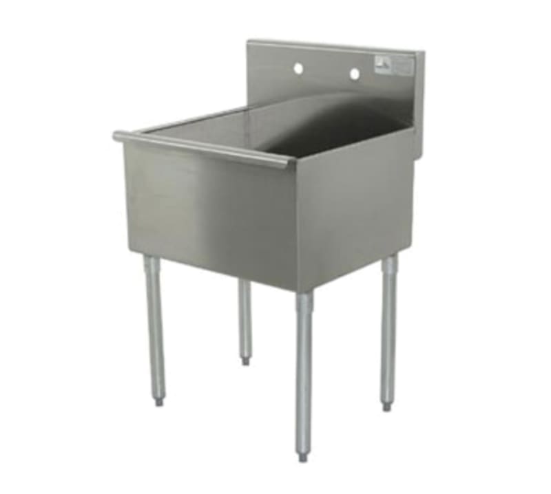 Advance Tabco 6-1-24-X Special Value One Compartment Scullery Sink, 24" x 21" Bowls