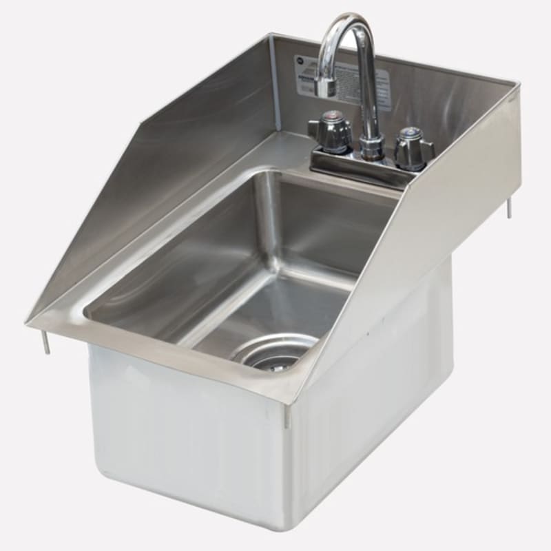 Advance Tabco DI-1-10SP-EC-X Special Value One Compartment Drop-In Sink, 10" x 14" Bowls