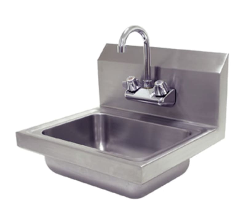 Advance Tabco 7-PS-EC-X 18" W x 16" D Wall Mounted Special Value Hand Sink