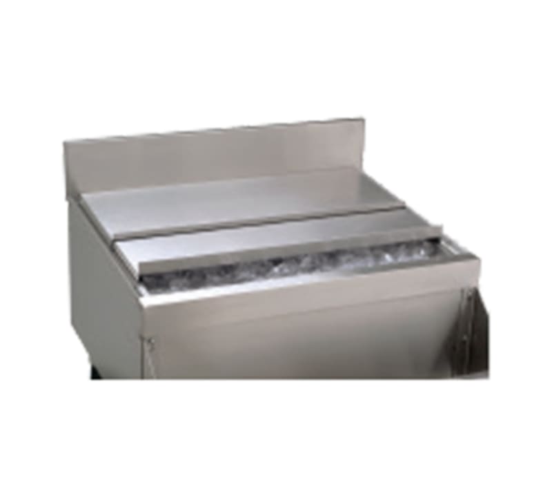 Advance Tabco SSC-24-X 22.75" W x 16.25" D Stainless Steel Special Value Ice Bin Sliding Cover