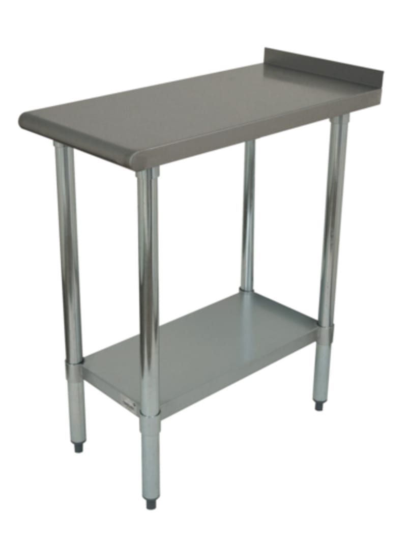 Advance Tabco FTS-3015-X 15" W x 30" D Stainless Steel 18 Gauge Special Value Equipment Filler Table