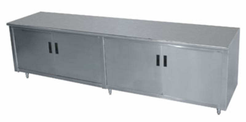 Advance Tabco EHB-SS-247-X Work Table, with Top, Doors and - 840"W x 240"D x 35.50"H