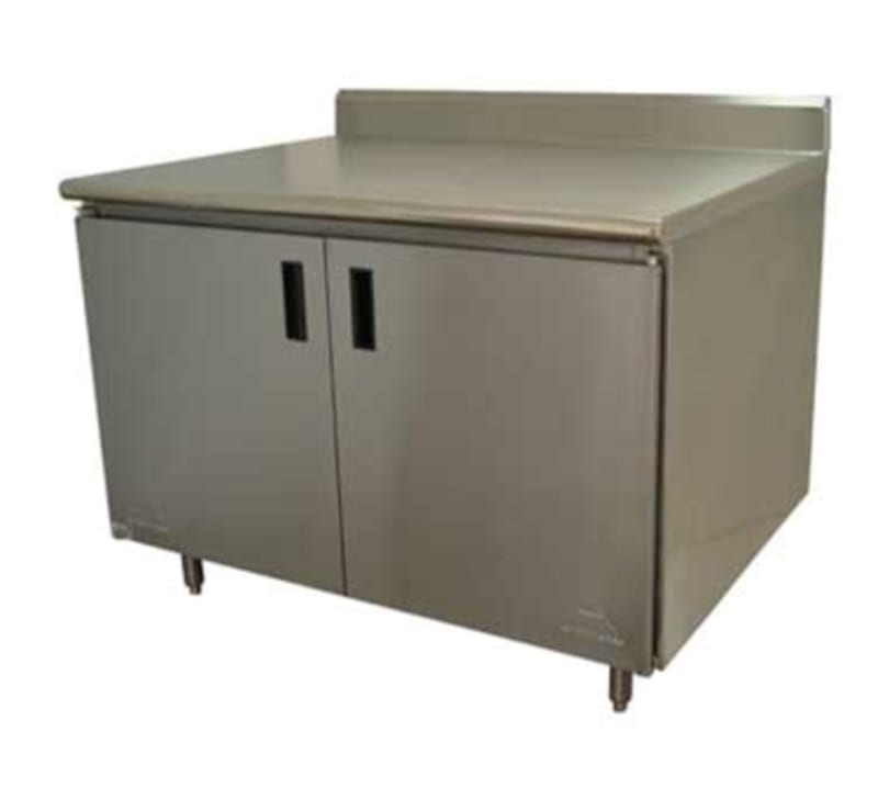 Advance Tabco EHK-SS-306-X Work Table, with Top, Doors and - 720"W x 300"D x 40.50"H