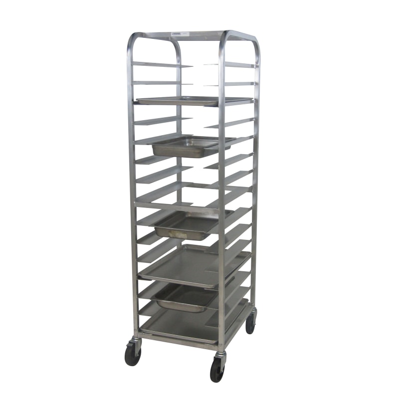 Channel Mfg UTR-15 Universal Welded Aluminum Pan Rack, 4" Spacing, 15 Pan, End Load