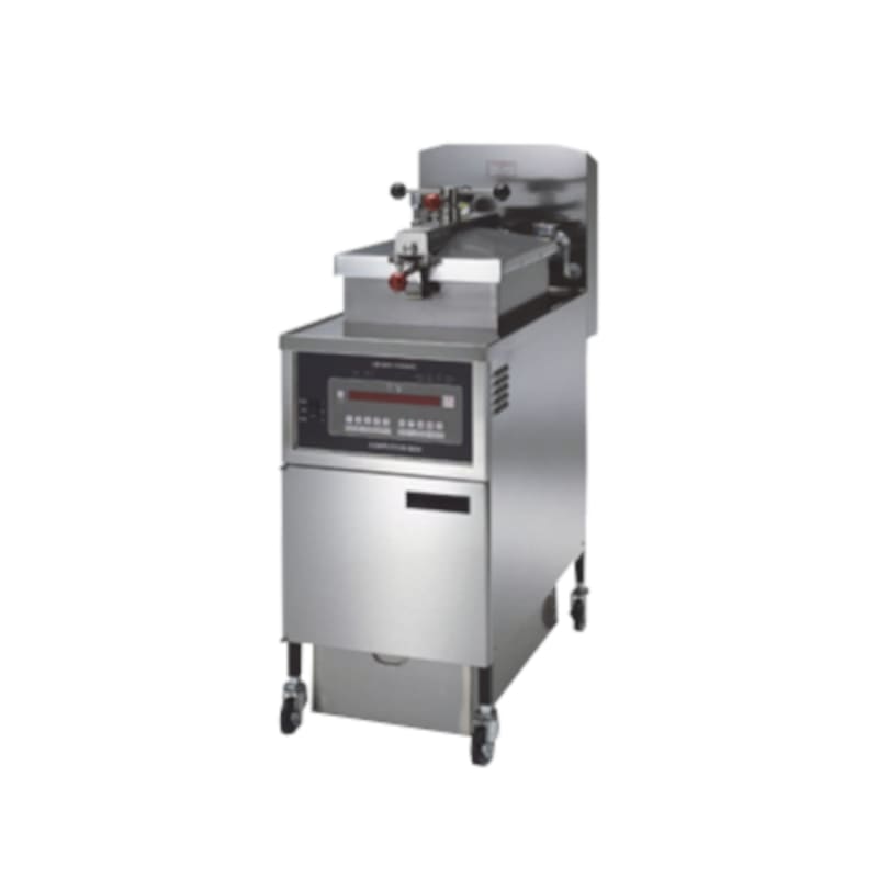 Henny Penny PFE500.01 48 lb. Electric Floor Pressure Fryer w/ Computron 1000 Controller, 208V/3-Phase