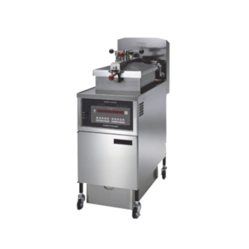 Henny Penny PFG600.19 43 lb. LP Gas Floor Pressure Fryer w/ Computron 8000 Controller