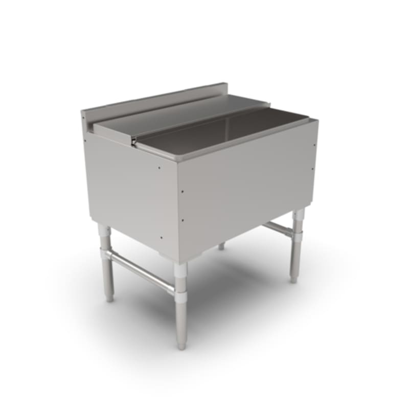 John Boos UBIB-2130-X 30" x 21" Underbar Ice Bin/Cocktail Unit