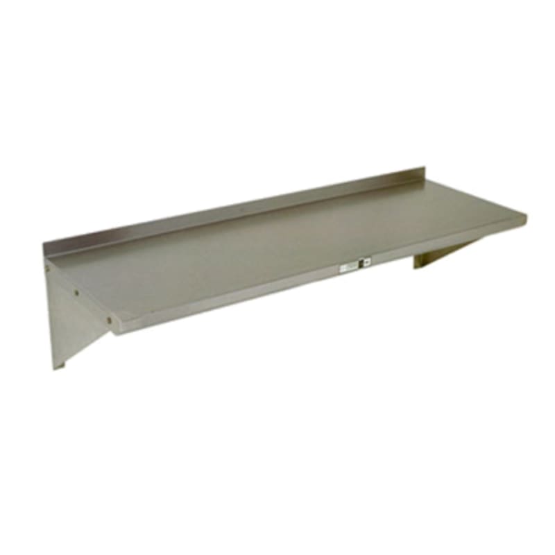 John Boos EWS8-1260-X 60" x 12" Stainless Steel Wall Shelf