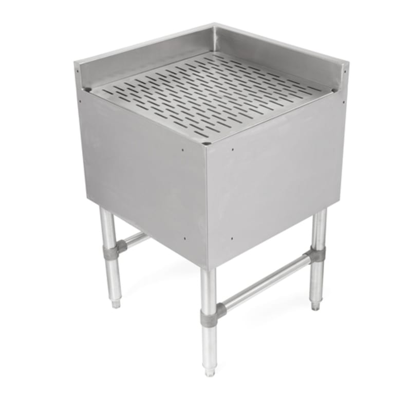 John Boos UBDB-2121-90-IC-X 21" x 21" Underbar Corner Drain Board