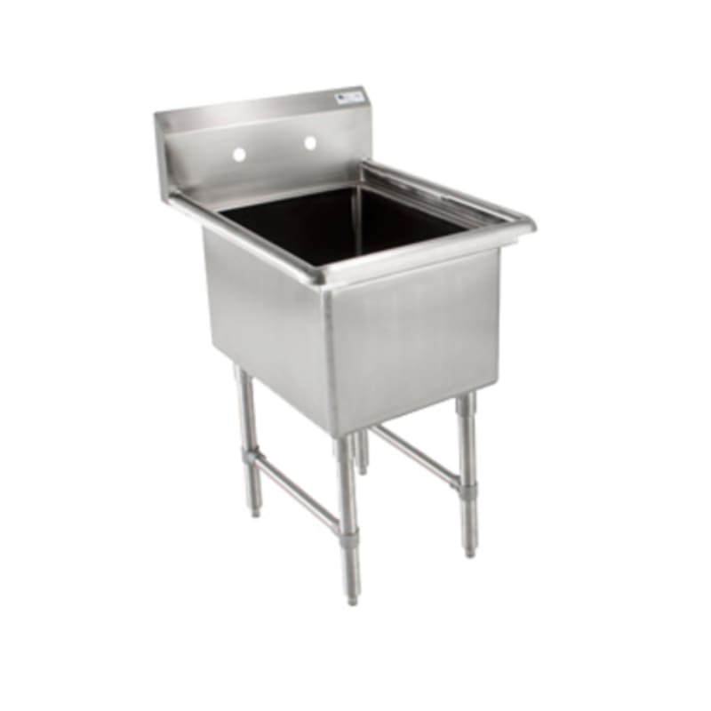 John Boos 1B184-X "B" Series One Compartment Sink with 18" x 18" Bowl