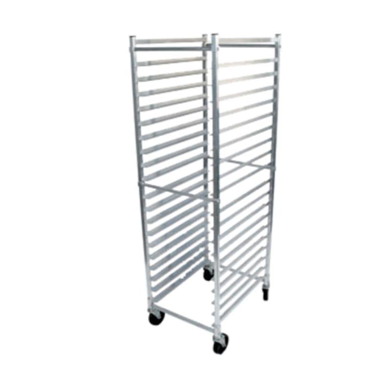 John Boos ABPR-1820-3KD-X 20-Tier Aluminum Bun Pan Rack, Front Loading
