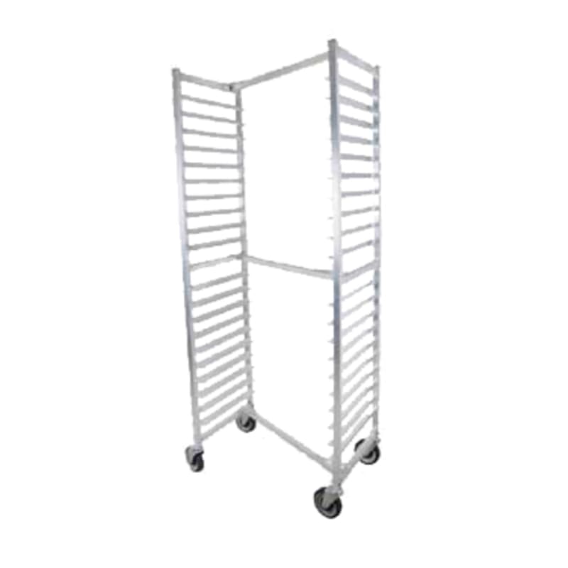 John Boos ABPR-1820-ZNS-X 20-Tier Aluminum Bun Pan Rack, Side Loading