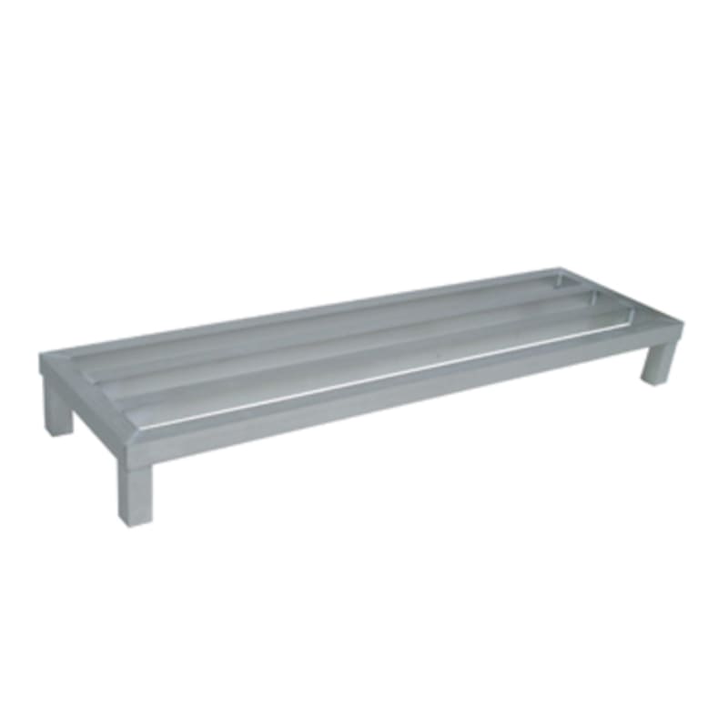 John Boos ALJB602412-X 60" x 24" Aluminum Dunnage Rack, 1500 lb. Capacity