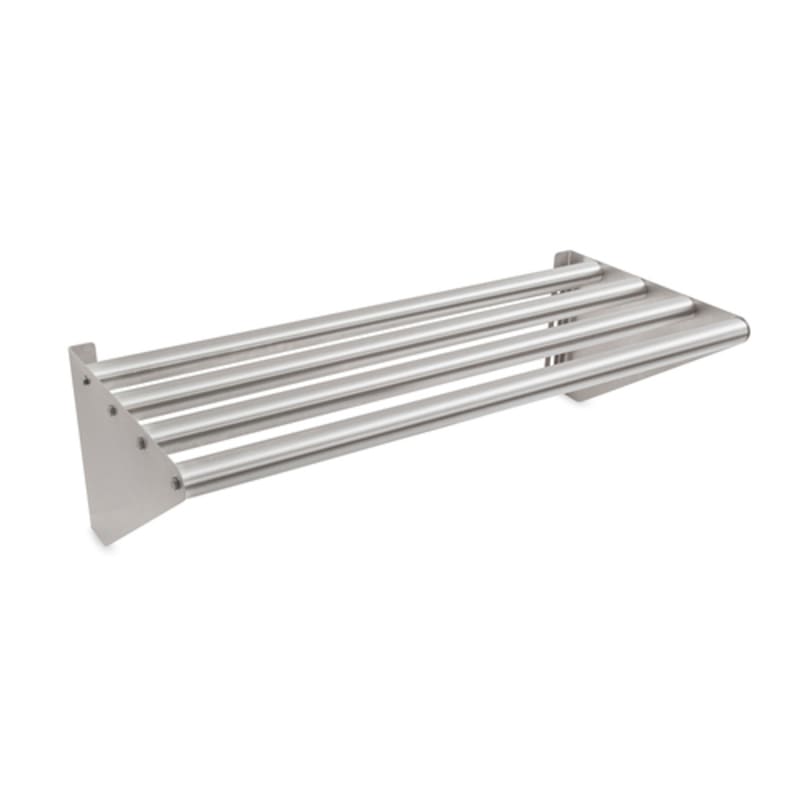 John Boos BHS1636-T-X 36" x 16" Tubular Stainless Steel Wall Shelf