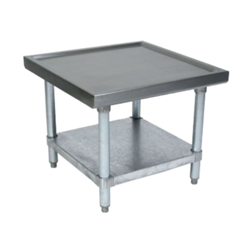 John Boos MS4-3036GSK-X 36" x 30" Equipment Stand with Marine Edge, Galvanized Steel Legs and Undershelf