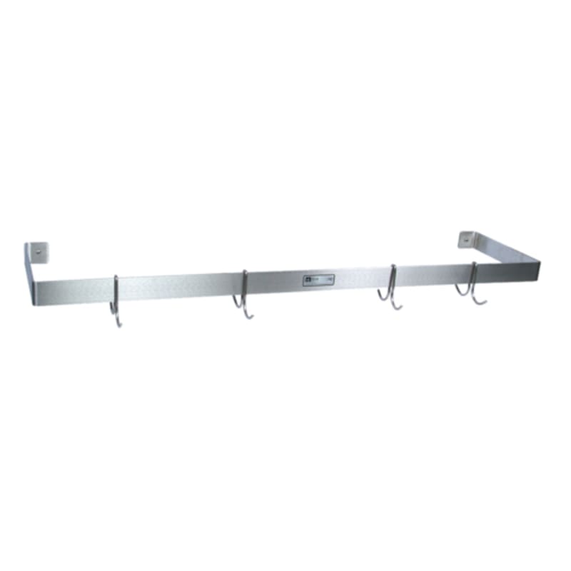 John Boos PRW15-X 120" x 12" Stainless Steel Wall-Mounted Pot Rack
