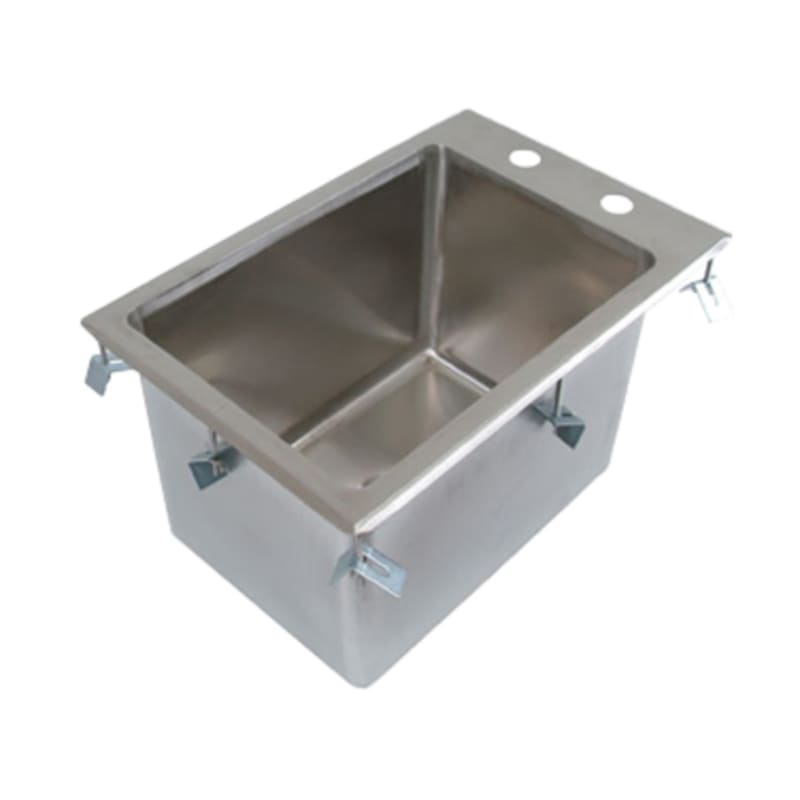 John Boos PB-DISINK101410-X Pro-Bowl One Compartment Drop-In Sink with 10" x 14" Bowl