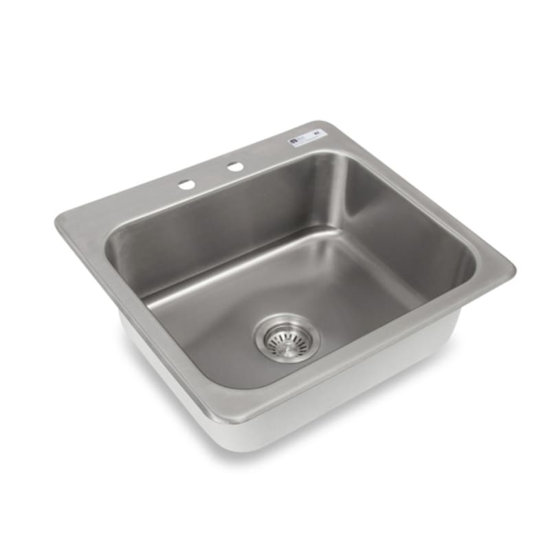 John Boos PB-DISINK201608-X Pro-Bowl One Compartment Drop-In Sink with 20" x 16" Bowl