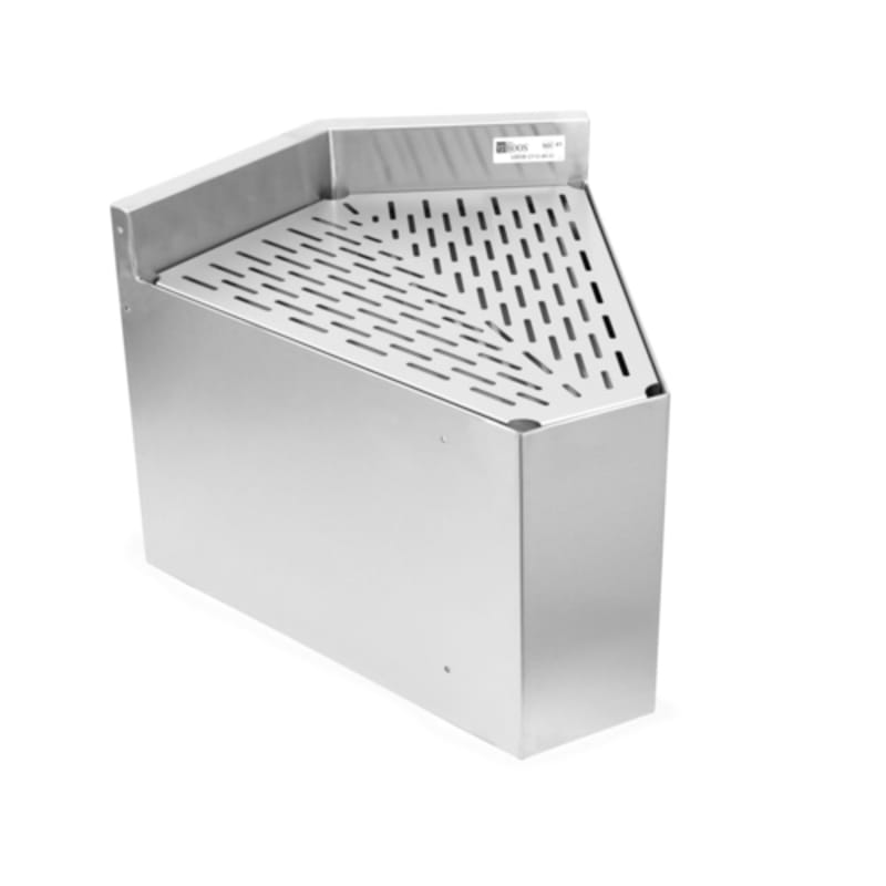 John Boos UBDB-2112-45-IC-X 21" Underbar Drainboard Corner Angle Filler