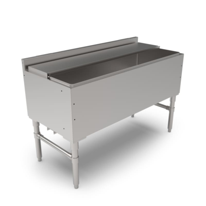 John Boos UBIB-2148-X 48" x 21" Underbar Ice Bin/Cocktail Unit