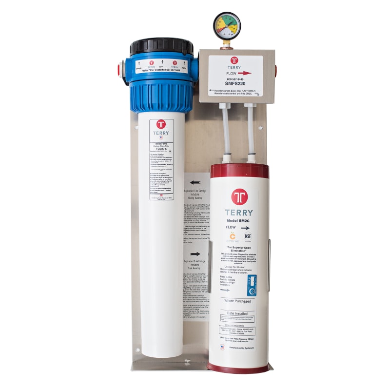 Terry SMFS220 Water Filtration System with Citryne® for Ice Machines Up To 2000 lbs./Day and Multi-Compartment Steamers and Combi-Ovens