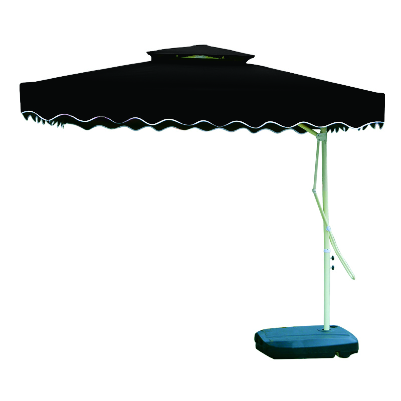 Dù lệch tâm vuông nhập khẩu 2,5mx2,5m - Màu đen