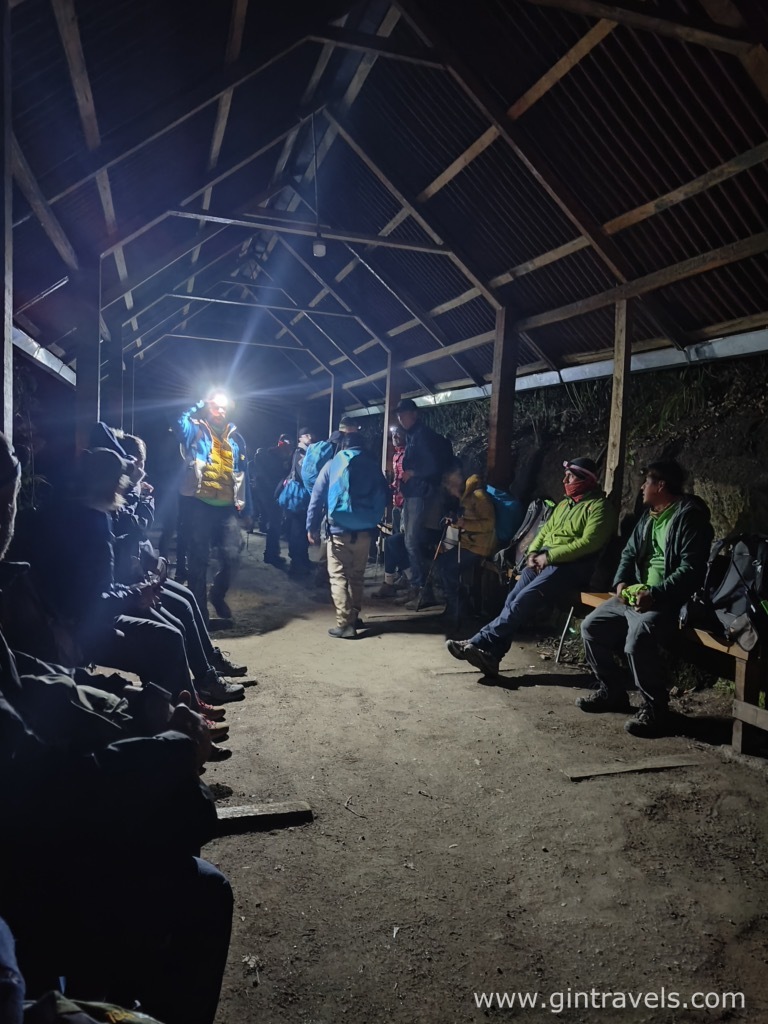 The waiting area to Machu Picchu trail