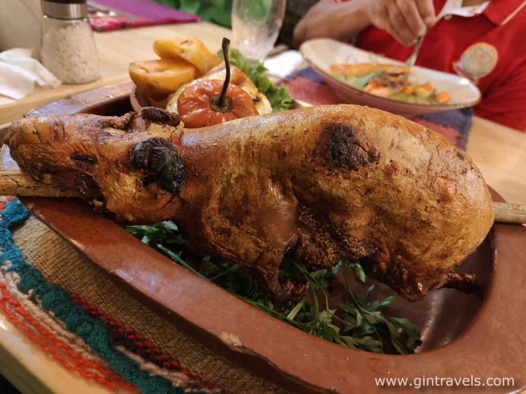 Traditional Guinea Pig dish