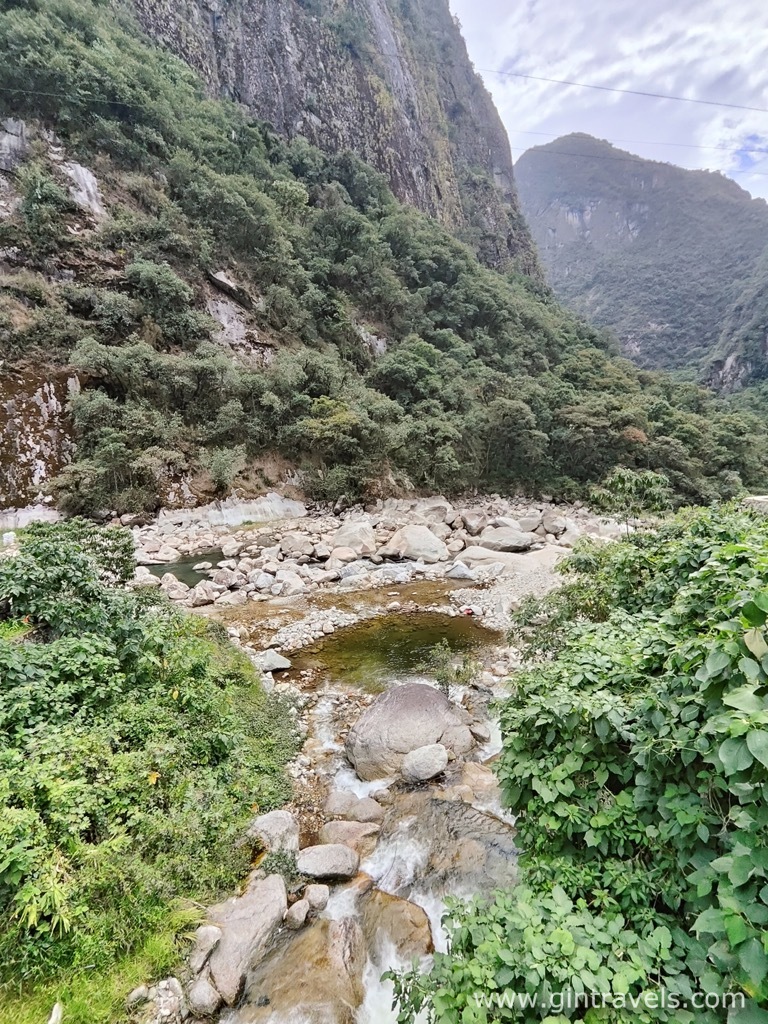 The river view facing Machu Picchu