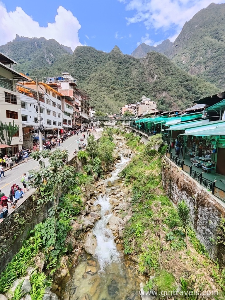 The view of Agua Calientes