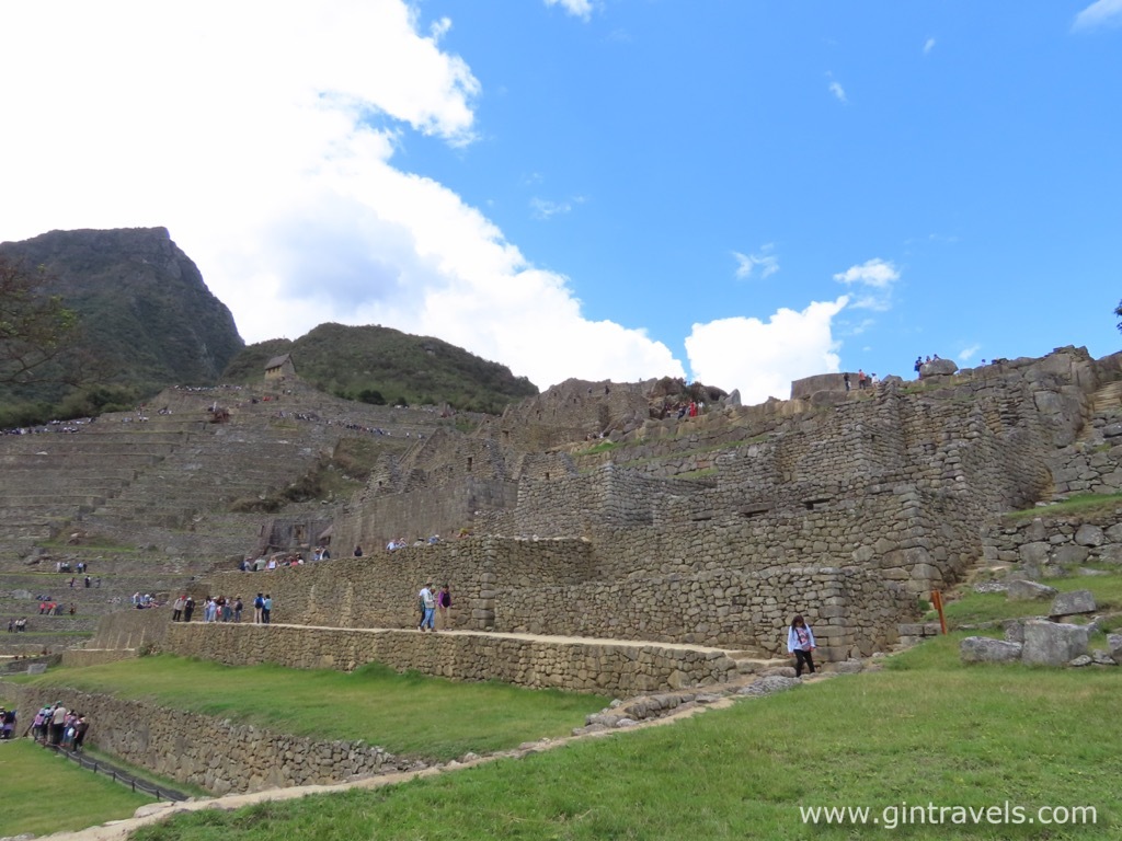 Buildings with less precisely cut stone walls