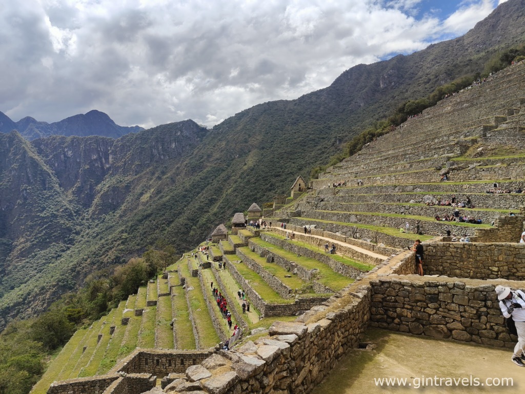 A perfect view of Inca terraces