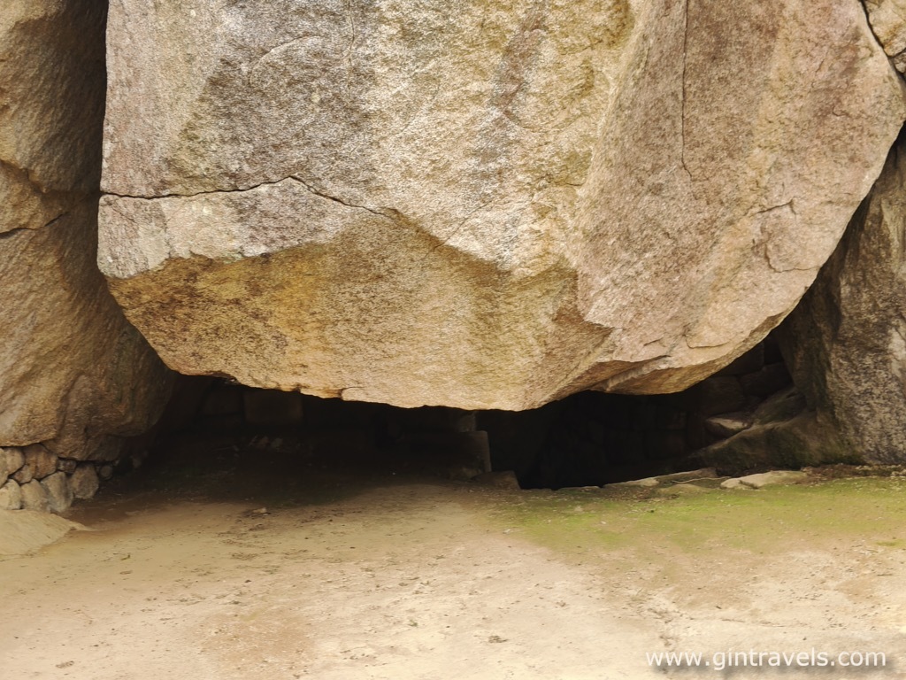 The gap under the Condor Stone