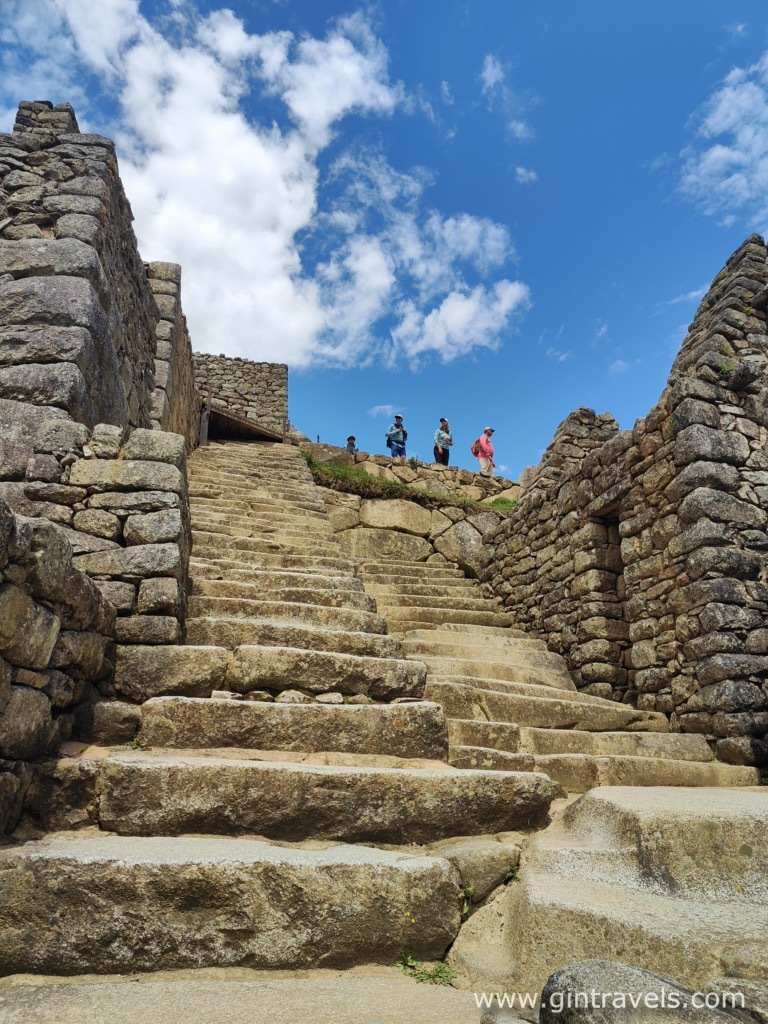 The fountains on the right