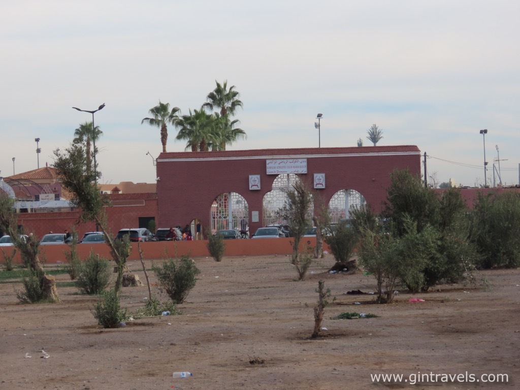 Rubbish behind Place des 7 Saints, Trash in Morocco