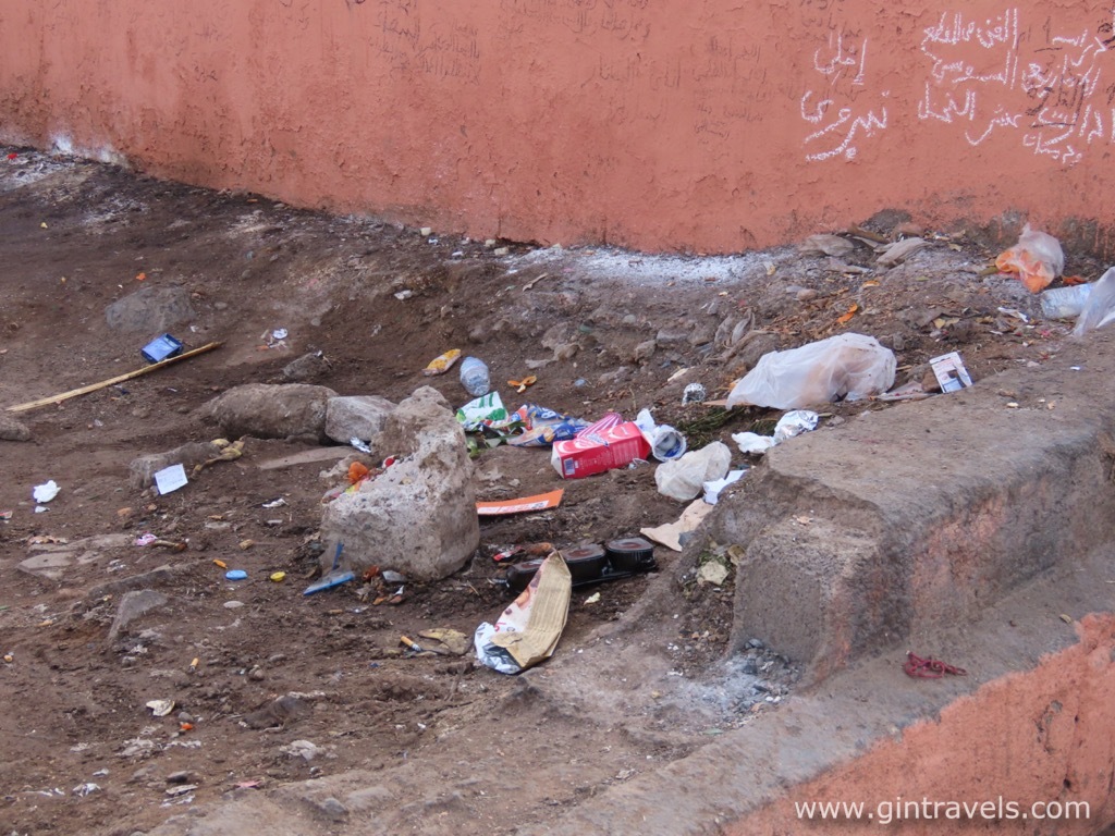Pile of rubbish that was gone in few hours